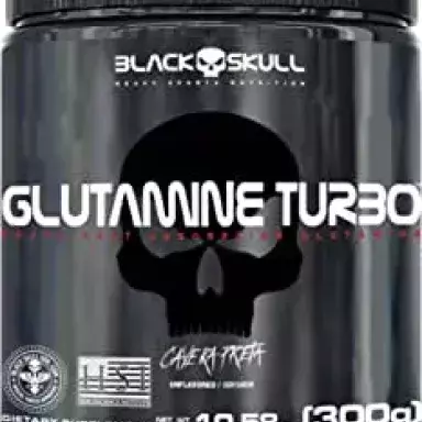 Glutamine Turbo Caveira Preta - Black Skull